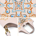 Load image into Gallery viewer, Dunhuang Scroll Grass Motif Embroidered Genuine Leather Tote Bag
