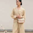 Load image into Gallery viewer, Luxury Chinese Style Heritage Dragon Scale Su Embroidery Leather Handbag
