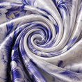Load image into Gallery viewer, New Chinese Style Blue and White Porcelain Pattern Mulberry Silk Square Scarf
