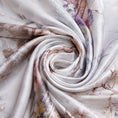 Load image into Gallery viewer, New Chinese Style Mulberry Silk Double-Sided Osmanthus & Orchid Square Scarf
