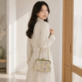 Load image into Gallery viewer, Luxury Chinese Fulu Prosperity Song Brocade Silk Frame Handbag with Vintage Clasp
