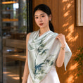 Load image into Gallery viewer, Intangible Cultural Heritage Chinese Mulberry Silk Scarves Silk Square Scarf
