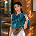 Load image into Gallery viewer, Intangible Cultural Heritage Xiangyunsha Mulberry Silk Scarf
