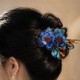 Load image into Gallery viewer, Heritage Floral Hair Stick Cloisonné Peony Ronghua Hair Pin
