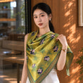 Load image into Gallery viewer, Xiangyunsha Silk Shawl New Chinese Style Panda Mulberry Silk Scarf
