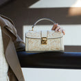 Load image into Gallery viewer, Heritage Dunhuang Cloud Motif Su Embroidery Leather Bucket Bag
