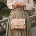 Load image into Gallery viewer, Heritage Crabapple Blossom Su Embroidery Leather Chain Accordion Bag
