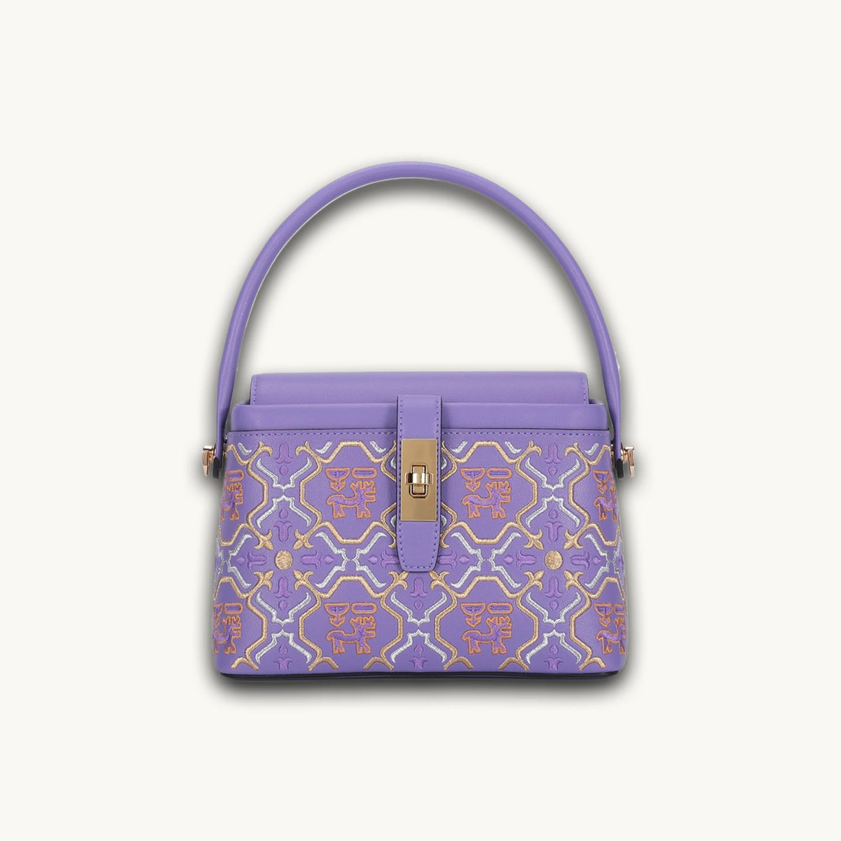 Suzhou Silk Museum × [SinoCrafted] Collaborative Handcrafted Chinese Embroidery Genuine Leather Handbag