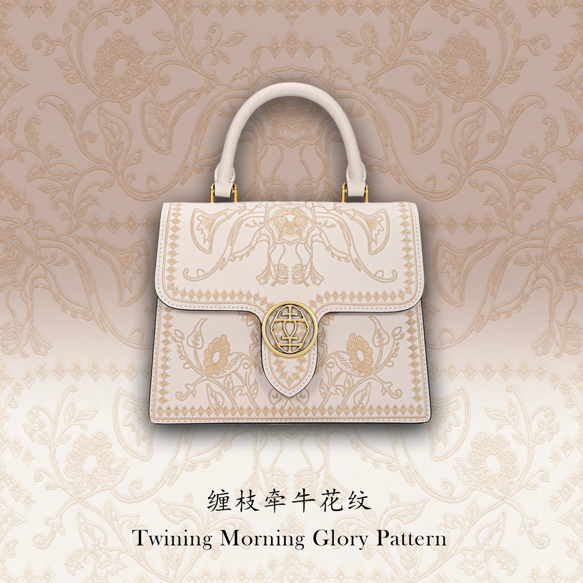 Bolso de mano de cuero bordado a mano de lujo de Suzhou
