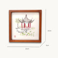 Load image into Gallery viewer, Master Handcrafted Suzhou Double-Sided Embroidery Ornament — Lotus Pavilion Garden Scene
