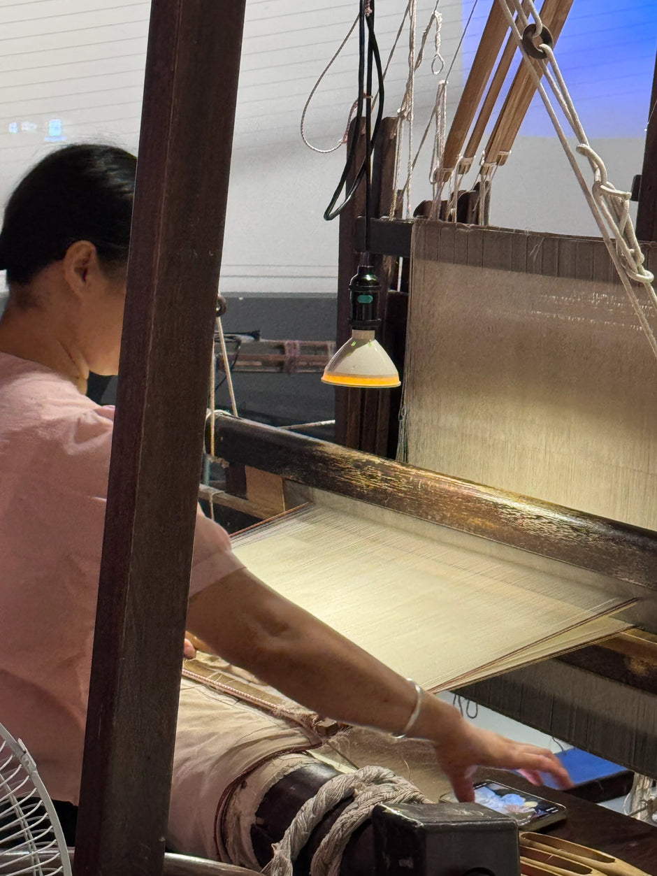 Preparing the Silk Threads