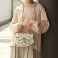 Load image into Gallery viewer, Floral Wave Suzhou Embroidered Genuine Leather Crossbody Bag
