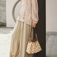 Load image into Gallery viewer, Oriental Luxury Embroidered Leather Tote Bag with Tang Dynasty Baoxiang Flower Motif
