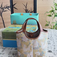 Carica e riproduci il video nel visualizzatore della galleria, Luxury Song Brocade Golden Qilin Peony Leather Handbag
